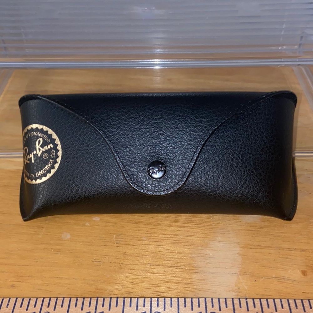 Ray-Ban glasses CASE only. Black and black interior